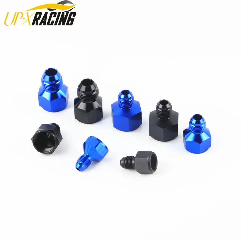 Adaptateur Réducteur AN10 Femelle Vers AN6 Mâle - Raccord JIC, Noir, Pour Circuits Huile/air