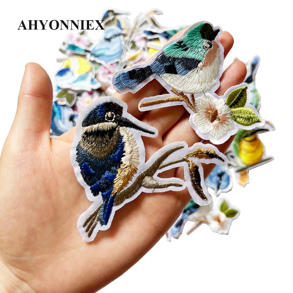 새 풍선 패치 아이언, 재킷 청바지 백팩 스티커, 소녀 바느질 용품, 천 장식 스타일 무작위, 10 개/로트