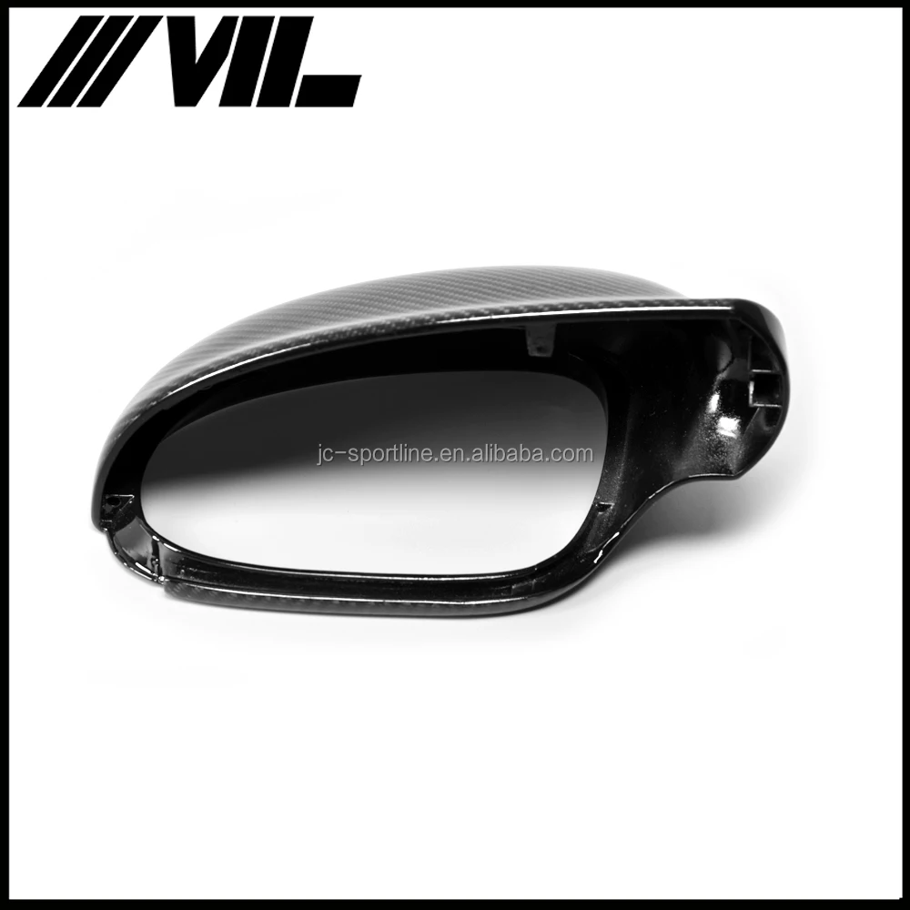 폭스바겐 골프 V GTI MK5 R32용 자동차 풀 교체 카본 파이버 사이드 미러 커버