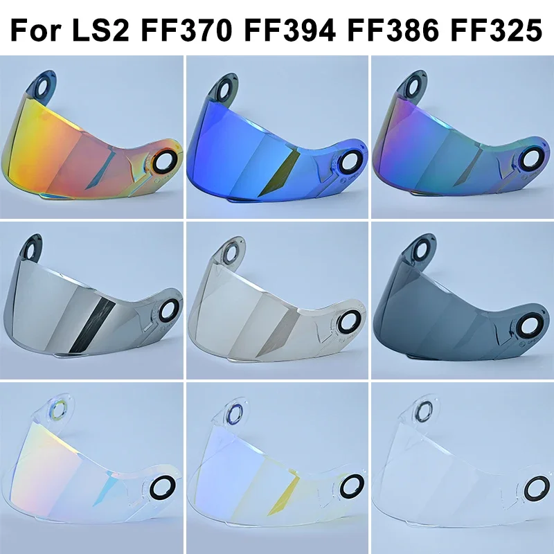 Flip Visor for LS2 FF370 Motorcycle Helmet, Lente Antiniebla Colorida, Dual Lens Modular Helmet for LS2 FF394 FF386 FF325
