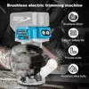 Brushless 6 Speeds Electric Trimmer Aluminum Alloy Base Wood Milling Trimming Engraving Slotting Machine for Makita 18v Battery 2