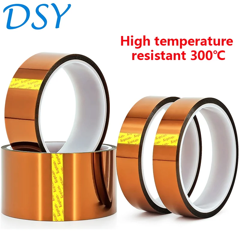 HighTemperaturePolyimideTape5mm10mm15mm20mm40mm30MetesHeat