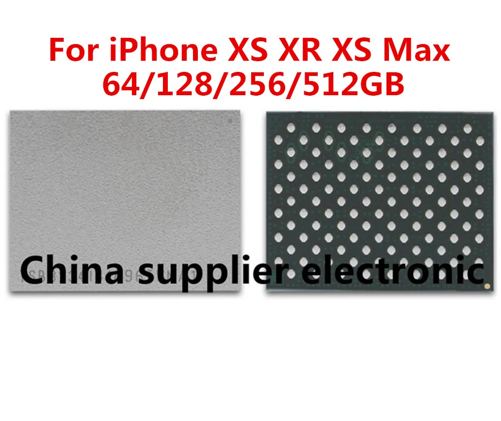 1 Pz-3 Pz Per Iphone Xs Xr Xs Max 64/128/256/512Gb Nand Memoria Flash Ic Hard Disk Hdd Chip Risolvi Errore 9/4014 Espandere La Capacità