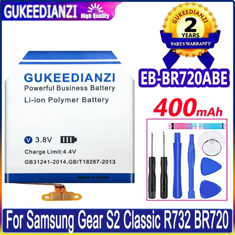 Gukeedianzi Eb-Br720Abe Batteria Smart Watch 400Mah Per Batterie Samsung Gear S2 Classic R720 R732