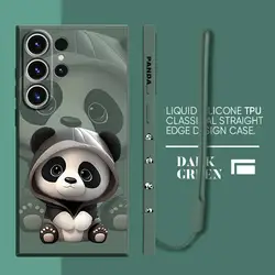 Adorable Panda Soft Phone Case Cover - GalaxyNote10Plus (VVACE01)