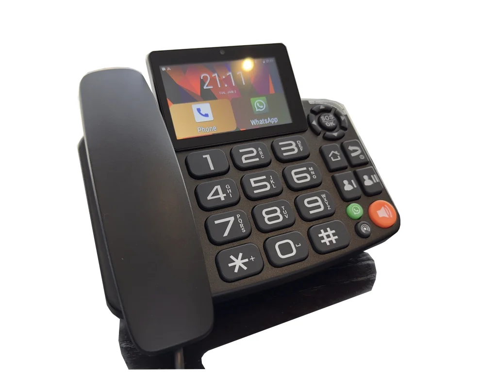 Smart Dual Sim Dual Standby cordless hindetel Call/SMS/Data For home office baby momitor door bell