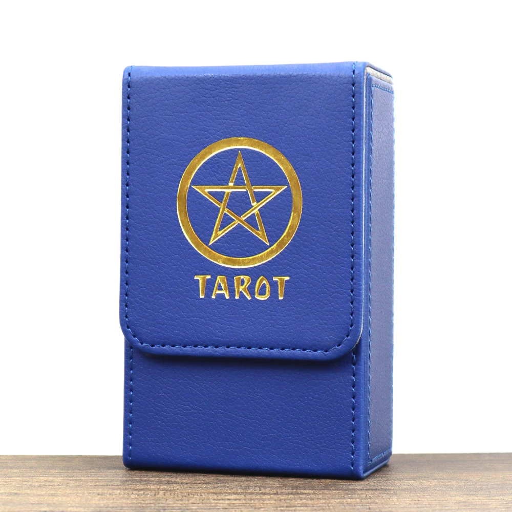 Tarot Card Box Universal PU Leather Tarot Organizer Storage Case Game  Double Layer Collection Flip Cover Tarot Holder 80 Pcs| | - AliExpress