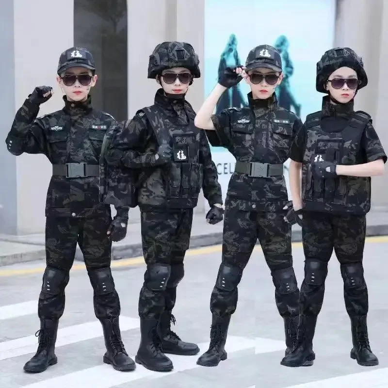 Kids Camouflage Combat Suit 1