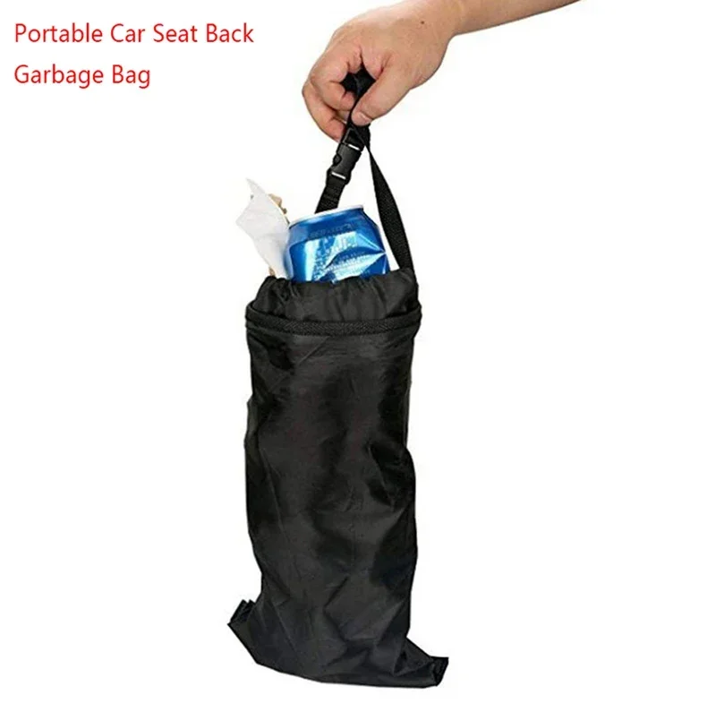 Car Trash Can Car Storage Bag Car Trash Bag Car Garbage Bin Oxford Cloth Auto Trash Bag Hanging Seat Back Storage Bag Trash Can Organizer Car Accessories Interior