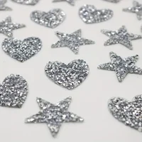 Buy 10pcs Sparkling Rhinestone Five-pointed Star Pattern Clothes Patches Fashion Sequined  Appliques Bling Iron-on Patches Online - Image 6