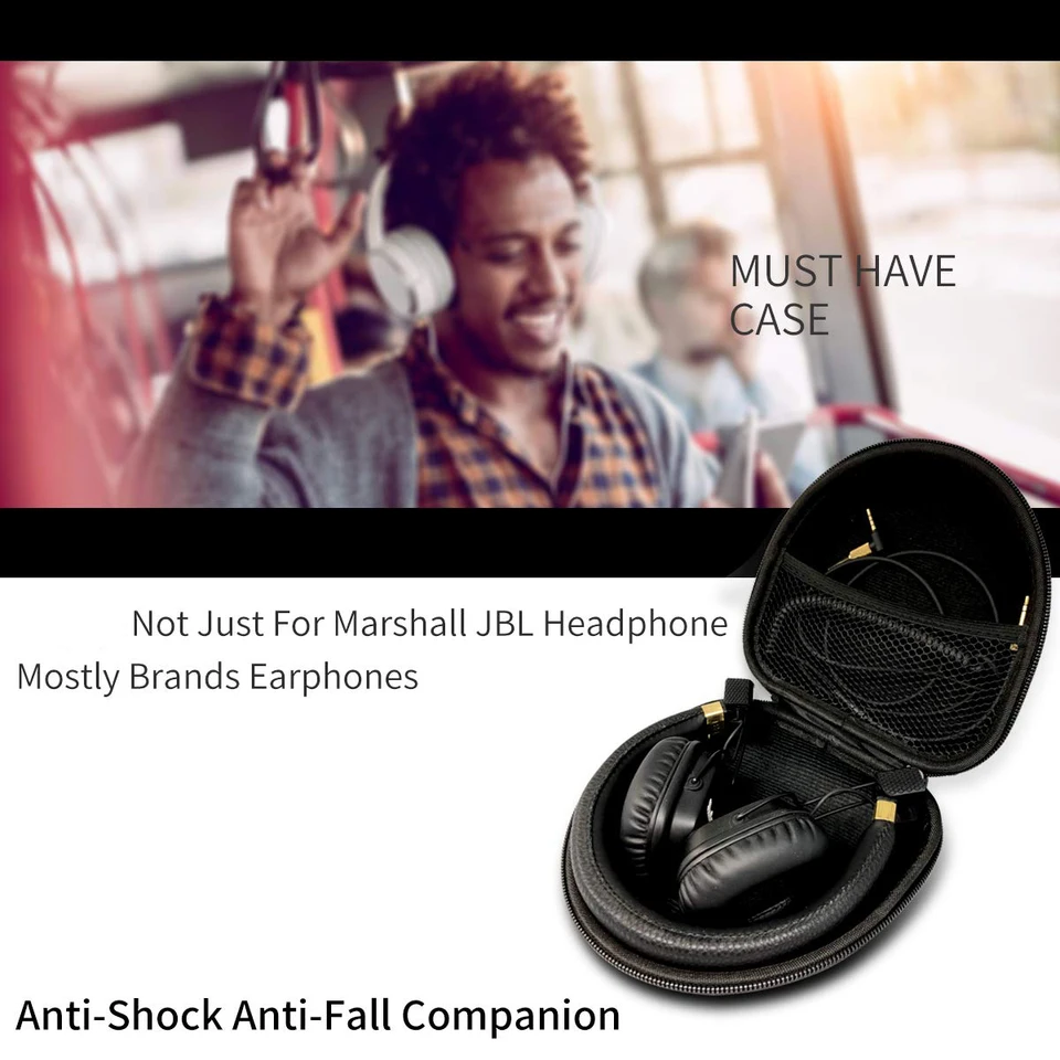 Marshall Monitor Ⅱワイヤレスヘッドホン 収納ケース付き