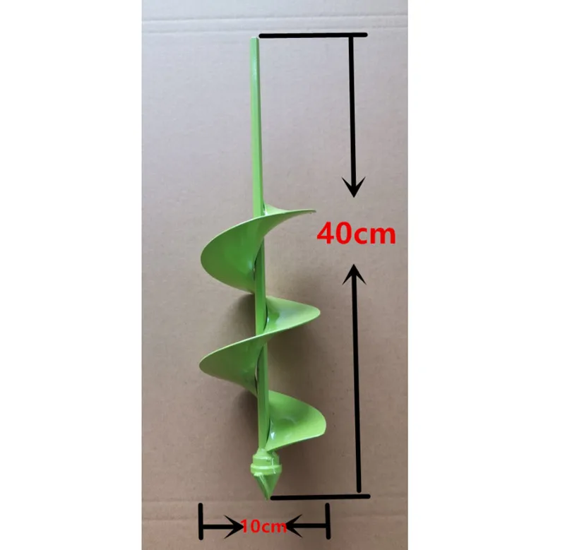 New Planter Garden Alloy Auger Spiral Drill Bit Flower Planting Hole Digger Drill Bit Yard Gardening Planting Hole Digger Tool 6