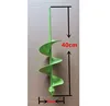 New Planter Garden Alloy Auger Spiral Drill Bit Flower Planting Hole Digger Drill Bit Yard Gardening Planting Hole Digger Tool 6