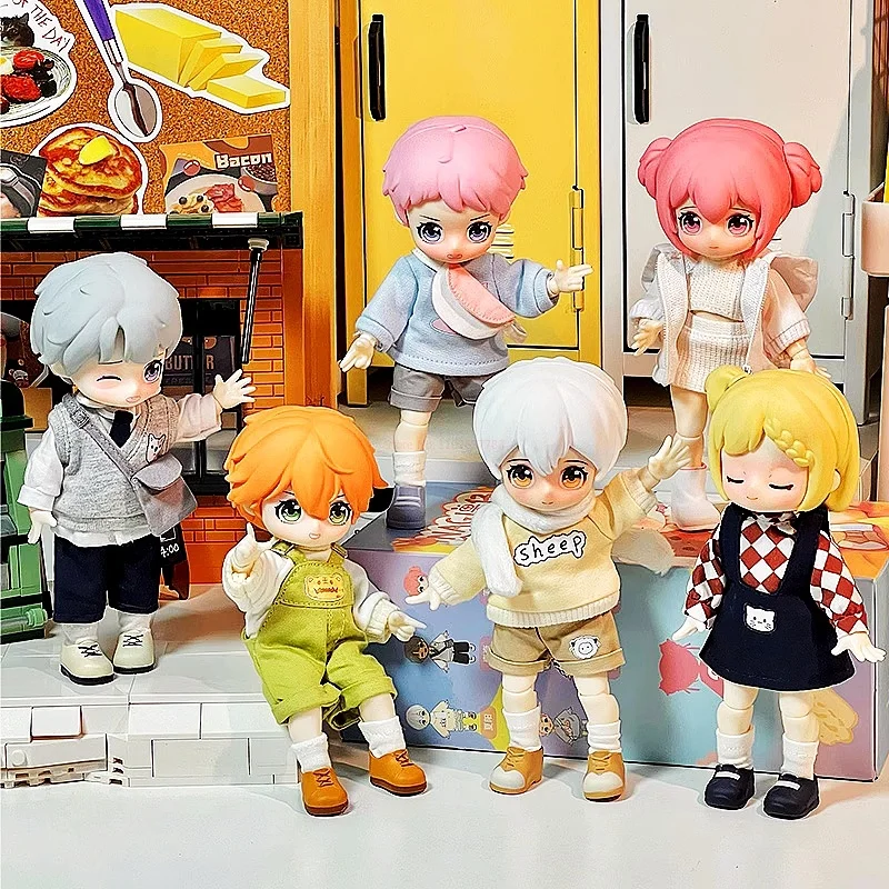 

Оригинальные детские куклы Nagi серии глухая коробка Cute Bjd с загадочной коробкой, фигурка модели, Декор, угадай сумку, девочки, сюрприз для детей