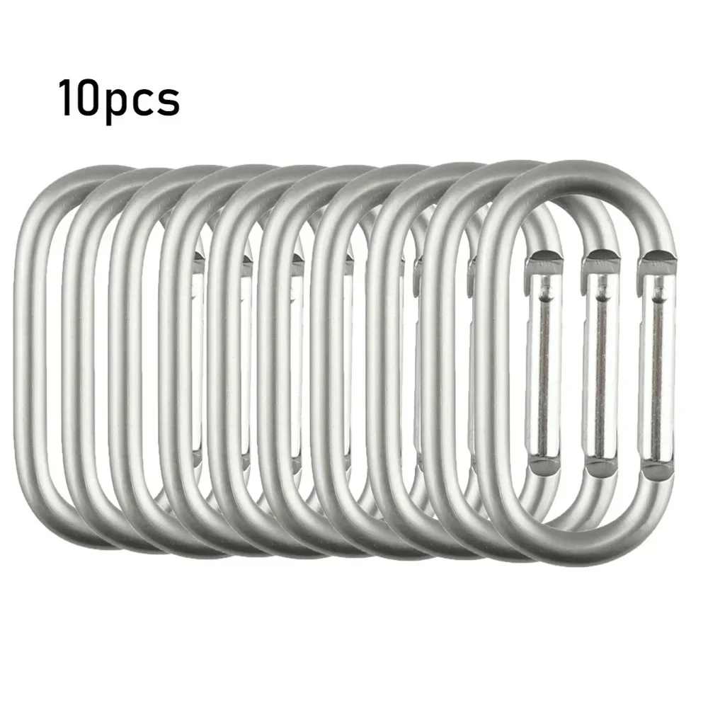 Stainless Steel Carabiner 10pcs climbing carabiner