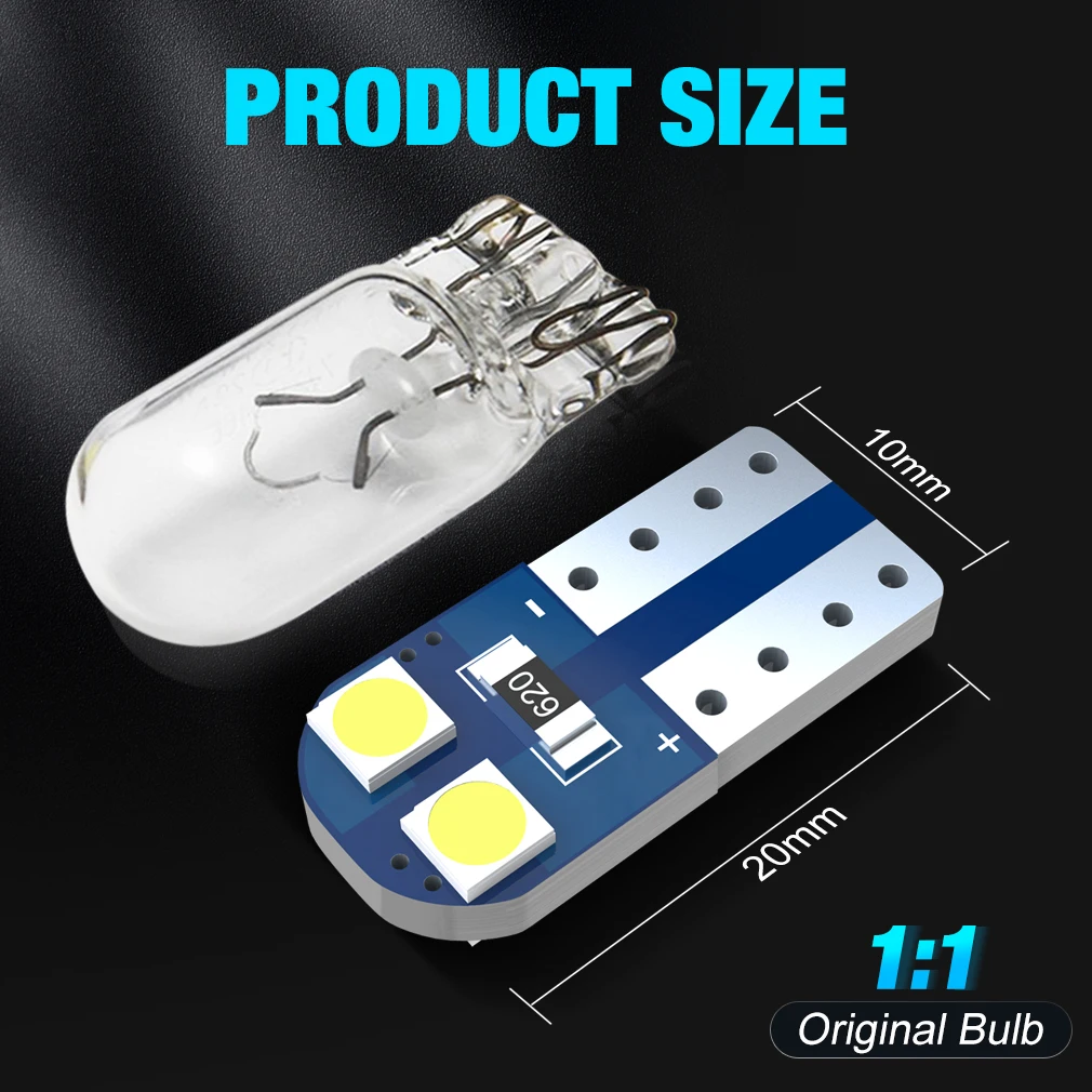 T10 LED  W5W WY5W Canbus ڵ ׸  12V 6000K ڵ  , ƿ  ٰ Ÿ ֻ Ϲ, 10 