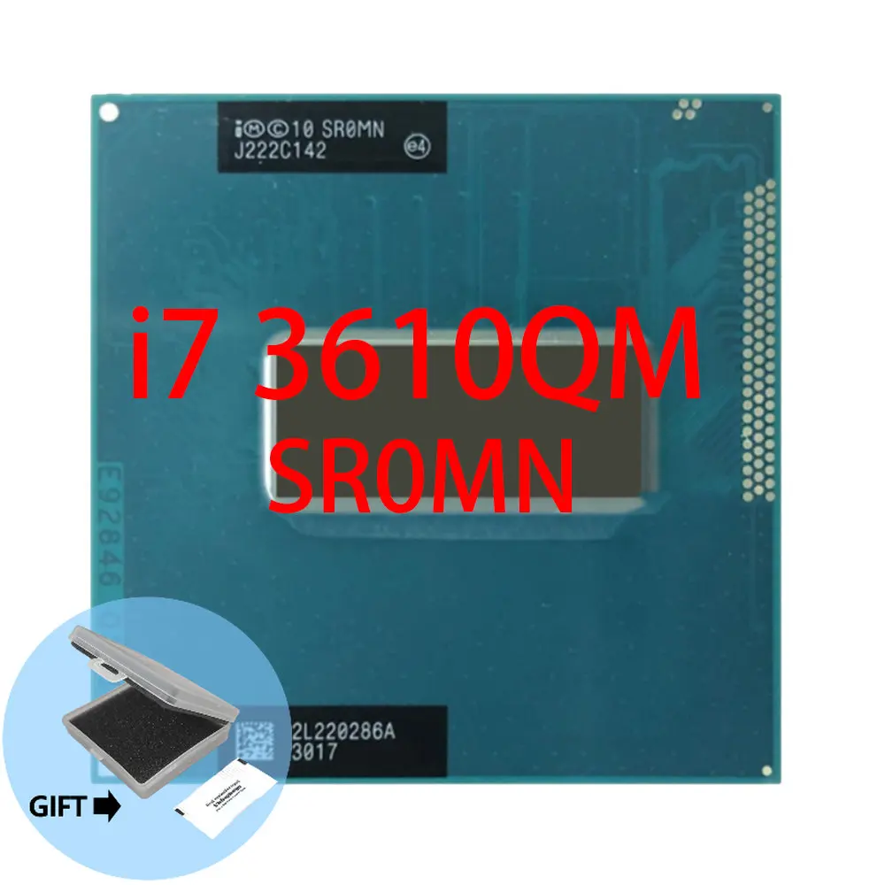 

Free shipping NEW Central processor SR0MN i7-3610QM Core i7 Mobile CPU i7 3610QM Laptop CPU PGA 6MB 2.3GHz to 3.3GHz SROMN