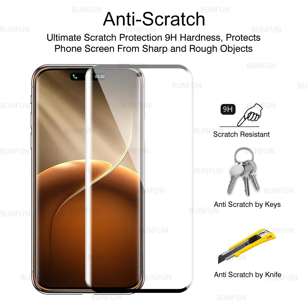 2-Pack Curved Tempered Glass Screen Protector