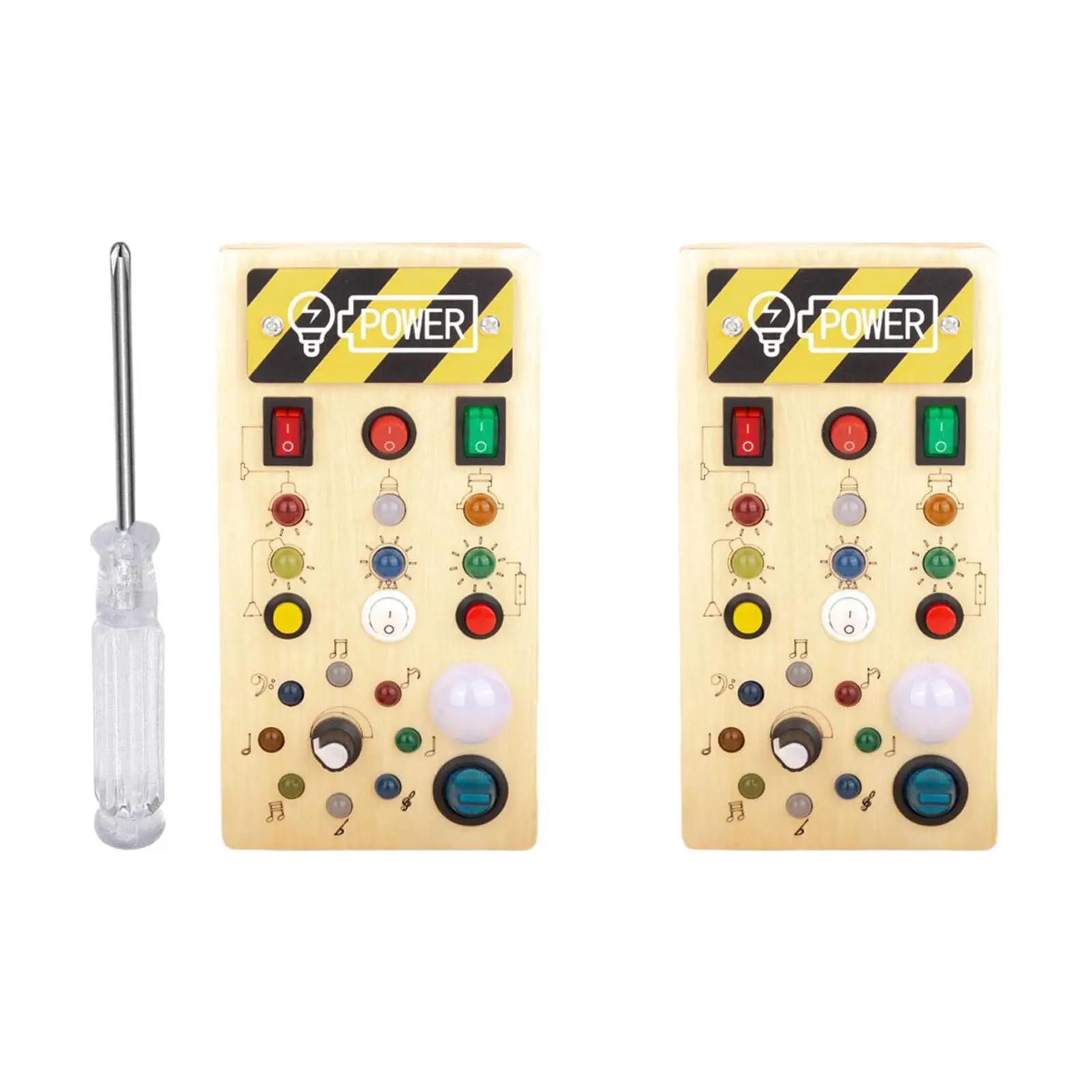 

Wooden Switches Busy Board Valentines Day Gifts for Kids for Travel Children