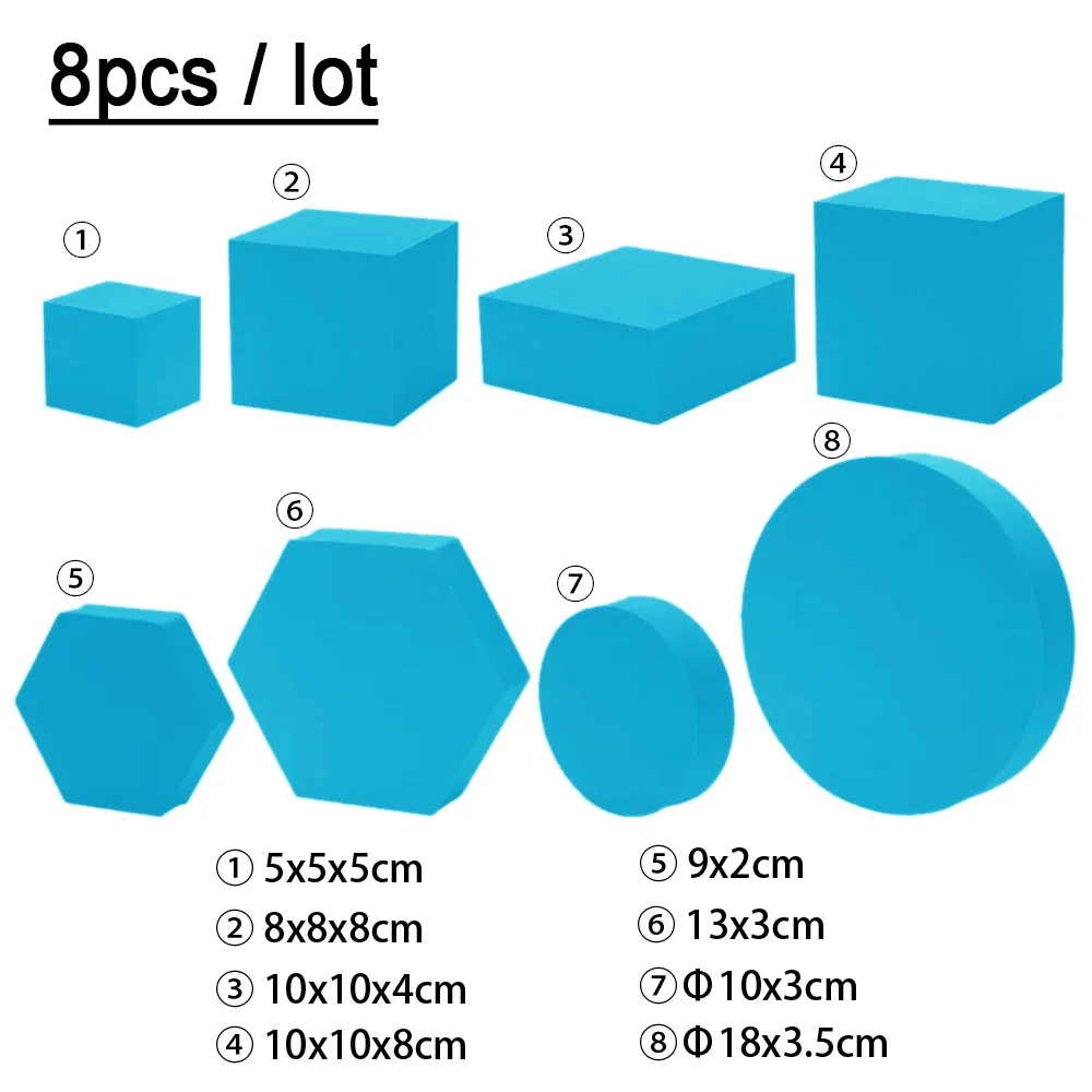 8 pcs Lake Blue set