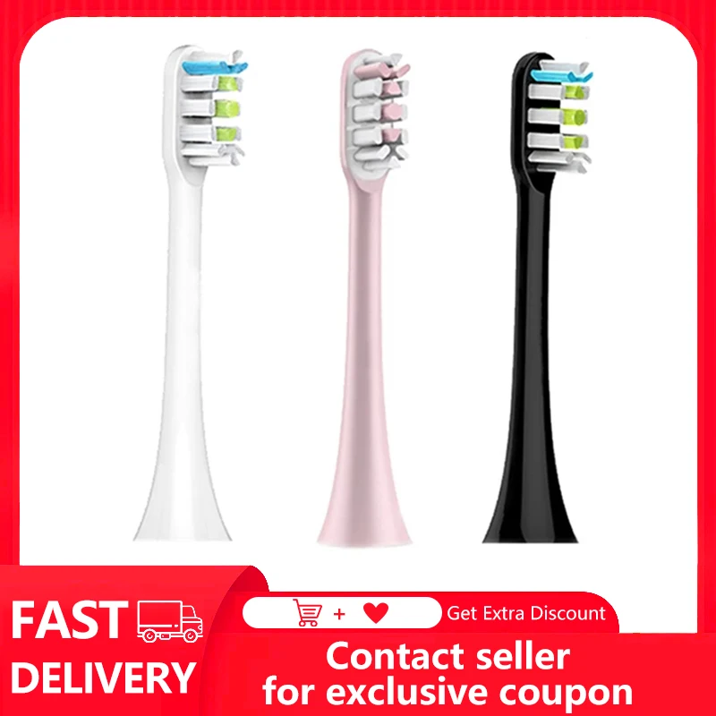 Toothbrush Heads Replacement Toothbrush Heads Soft Dupont Bristle For Xiaomi SOOCAS X1 X3 X3U X5 SOOCARE Electric Toothbrush Replaceable Refills toothbrush heads