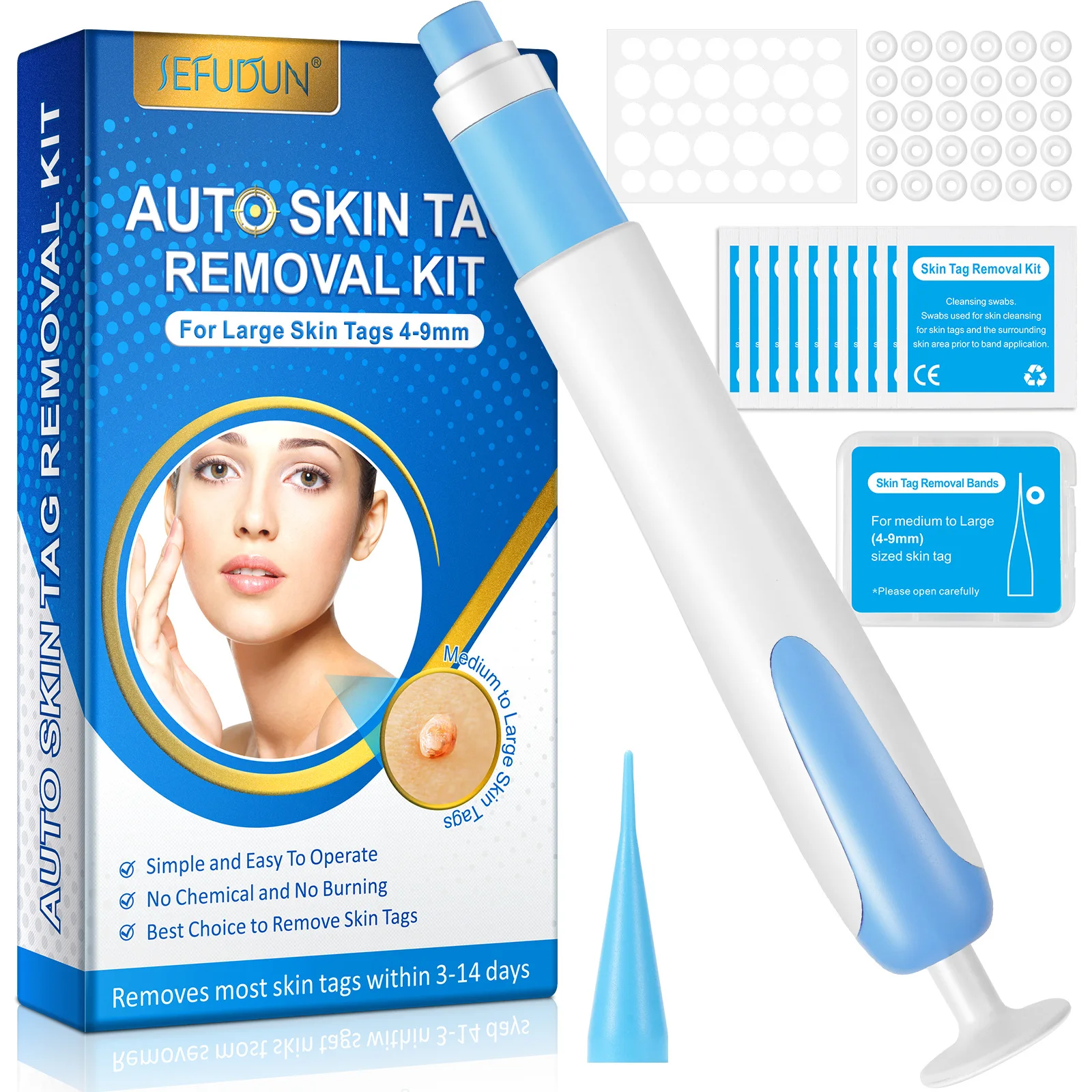 Painless Mole Removal Tool Kit for Facial Skin Care