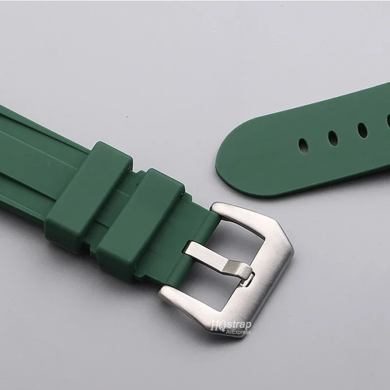 Men's Sport Silicone Rubber Watch Band – Universal Replacement Wristband Bracelet