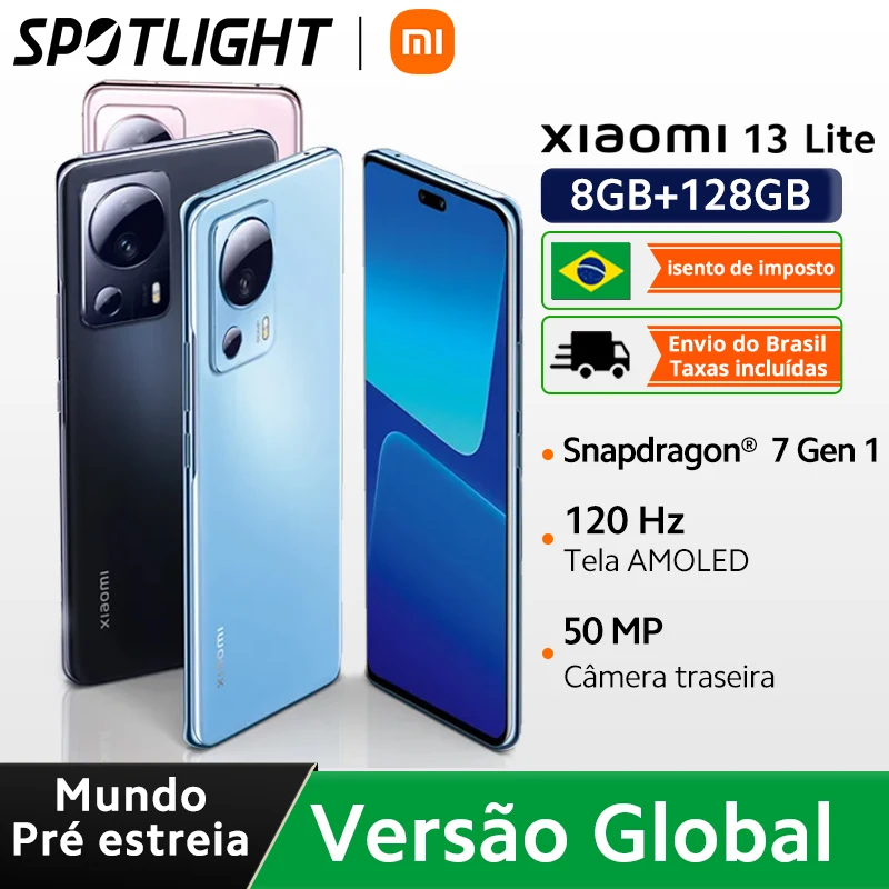 Wraz z VAT zawiera globalną wersję Xiaomi 13 Lite 5G Snapdragon 7 Gen 1 Octa Core 120Hz AMOLED Display 67W Charge 50MP Camera - AliExpress 509