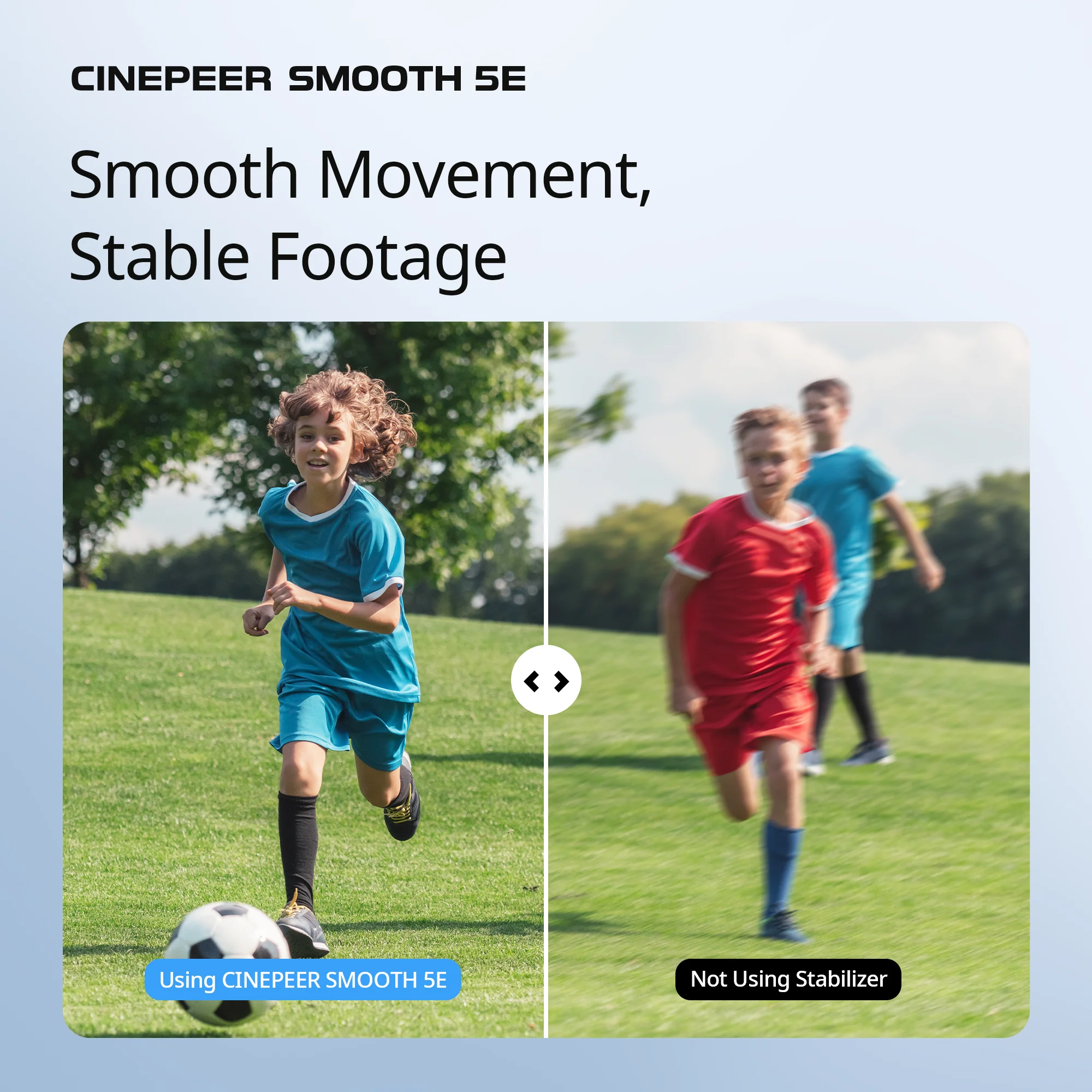 SMOOTH 5E 3-Axis Phone Gimbal: Portable Stabilizer for iPhone 15 Pro/Huawei Hand