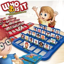 

Who Is It Board Game Funny Guessing Game Kids Boy Guess Who Cards Girl Montessori Interactive Educational Toys for Children Gift