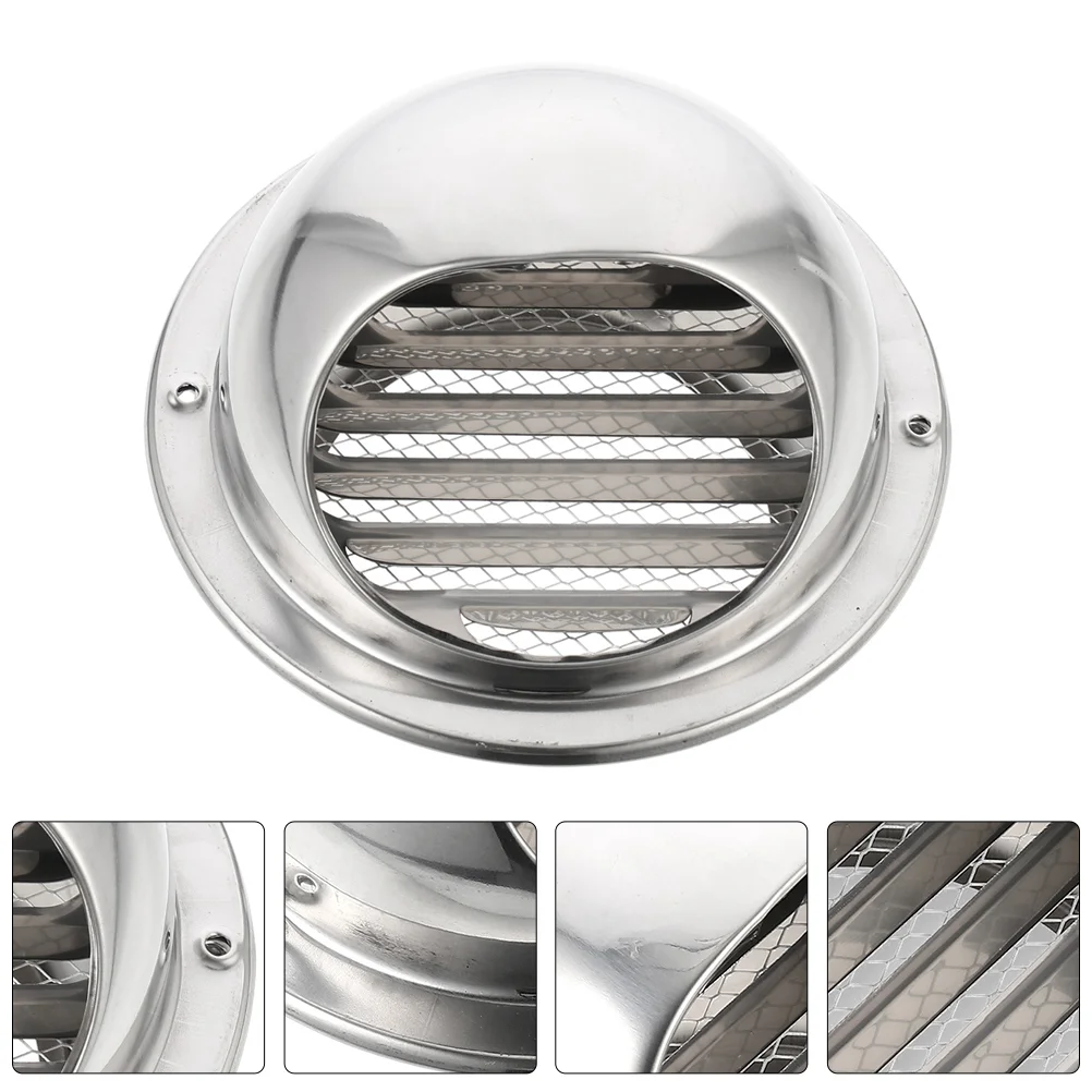 

Air Vent Covering Round Air Vent Louver Grille Covering Ventilation Accessory Breathable Exhaust Range Hood, Exhaust Pipe Outlet