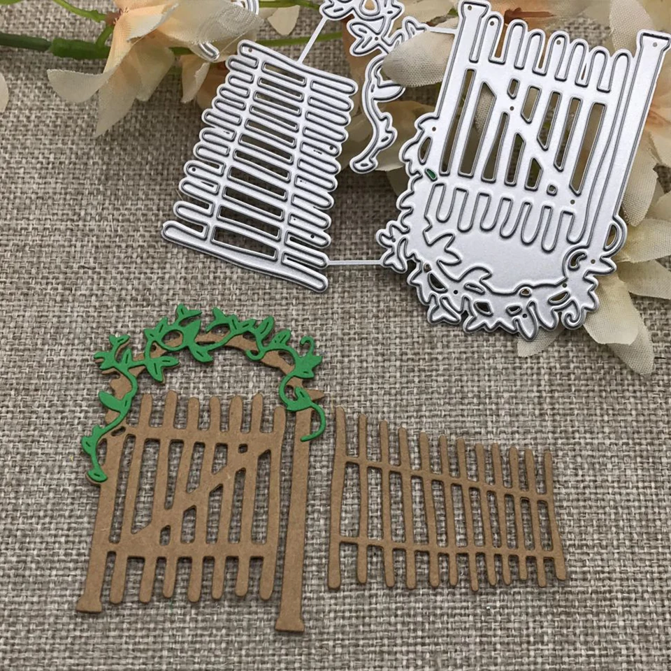 Pochoirs Métal Arbre Et Forêt - 4 Modèles - Pour Scrapbooking Et Décoration DIY