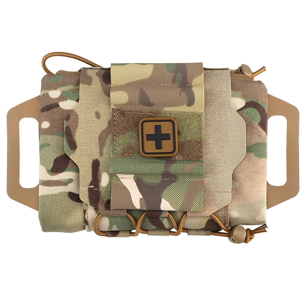  RHINO RESCUE IFAK First Aid Trauma Kit Molle Medical Pouch for  Tactical Military Car Travel Hiking (Black) : Sports & Outdoors