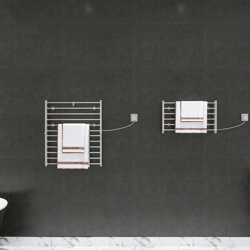 220V/110V Foldable Towel Warmer Cloth Towel Dryer Drying Racks Bars Constant Temperature Bathroom Accessories