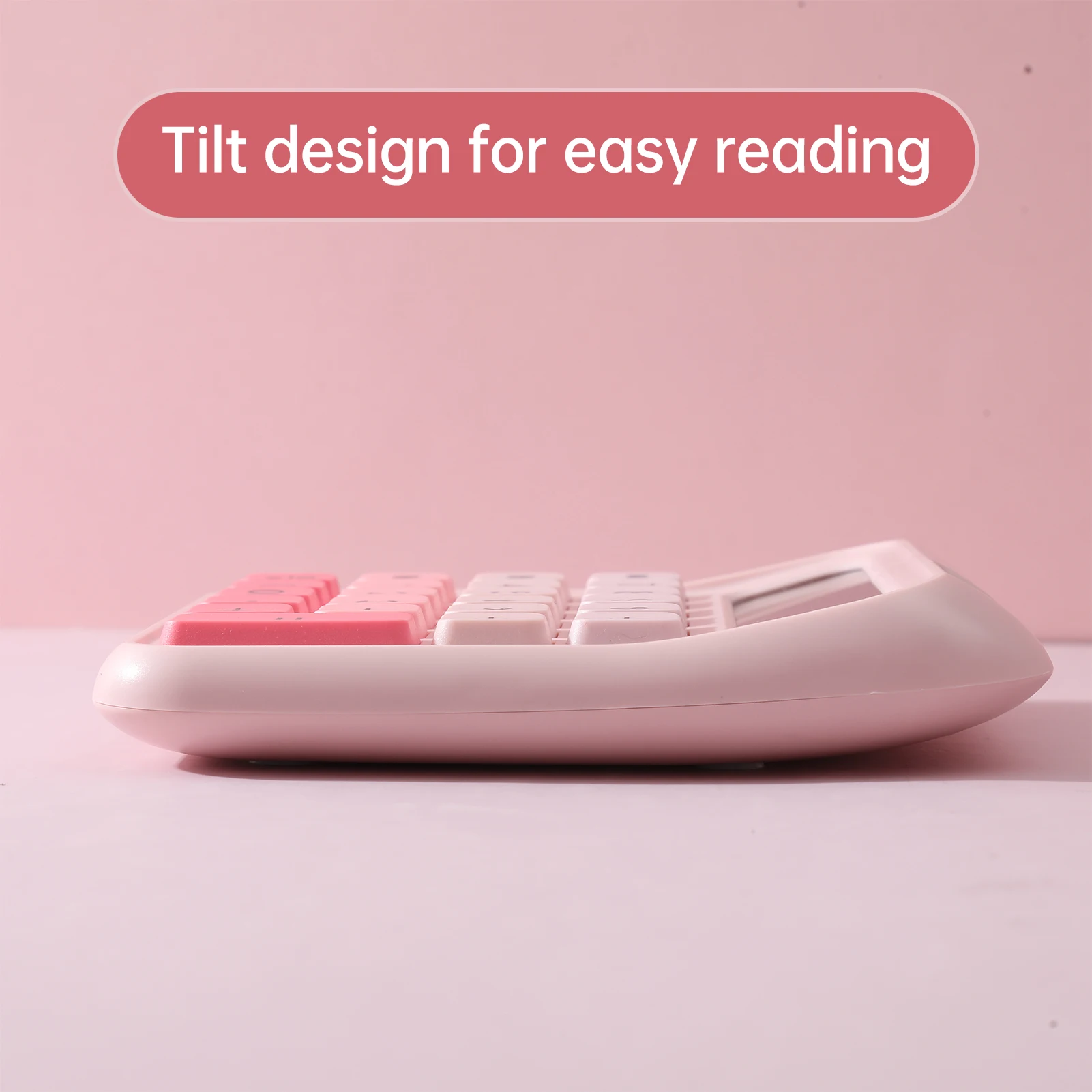 Desktop Calculator 12 Digit Large and LCD Display Big Button Calculators Solar Power and Battery Operated Suitable for Office