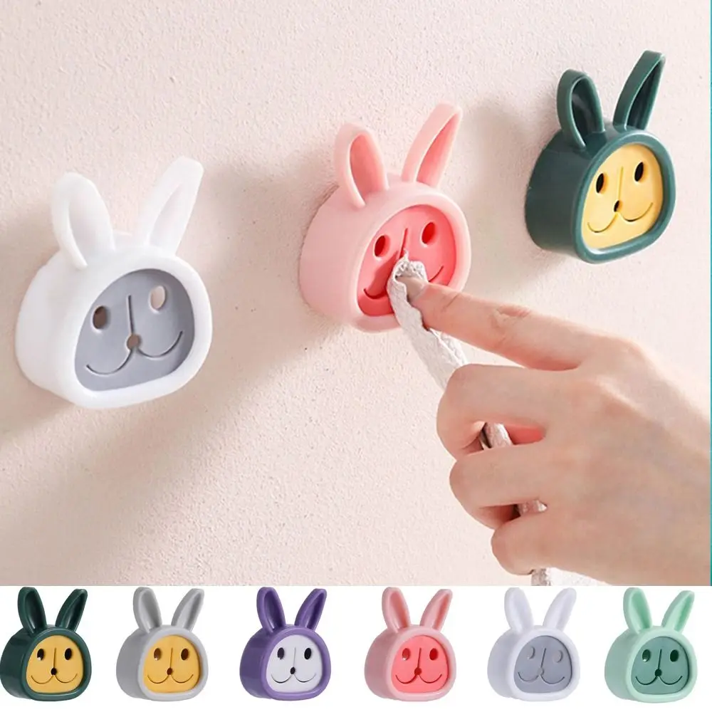

Multifunctional Rag Dishcloth Clip Lovable Small Rabbit Towel Rack Creative Waterproof Towel Storage Rack