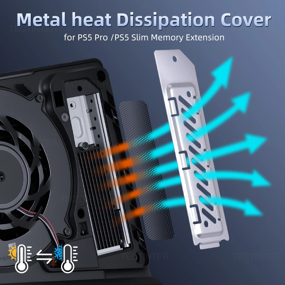 Aluminum SSD Heatsink Dust Cover for Enhanced Heat Dissipation