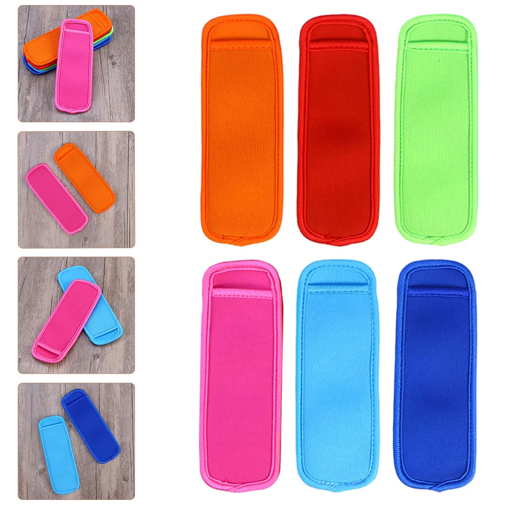 

Popsicle Holder Ice Stick Holders Anti Freezing multiuse Neoprene durable Frozen Stick Cover home kichen Ice Cream Supplies