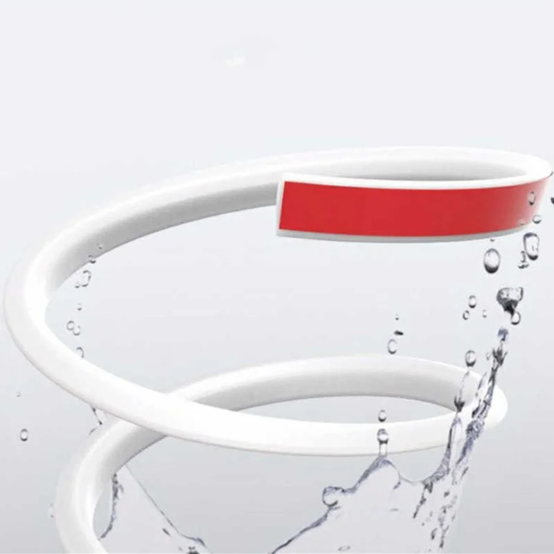 Multi-size Bathroom Water retaining strip Dry And Wet Separation Silicone Shower Barrier Dam Flood Self-adhesive door seal strip