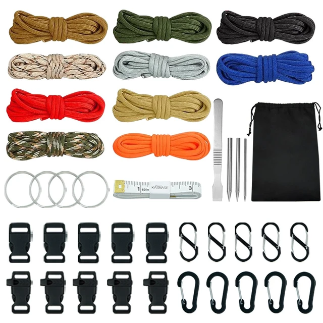 NobleEagle Adjustable Length Paracord Jig Set DIY Craft Bracelets