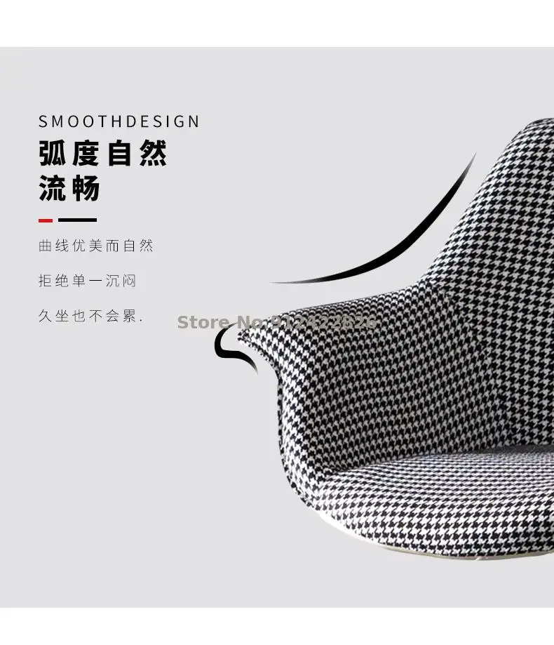 Computer Chair Home Comfortable Sedentary Office Chair Modern Simple Lifting Swivel Chair Italian Minimalist Sofa Back Chair