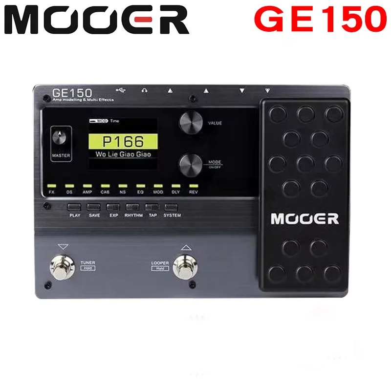 MOOER GE200 Pro Li Amp Modelling Guitar Multi Effects Pedal - Foto 9