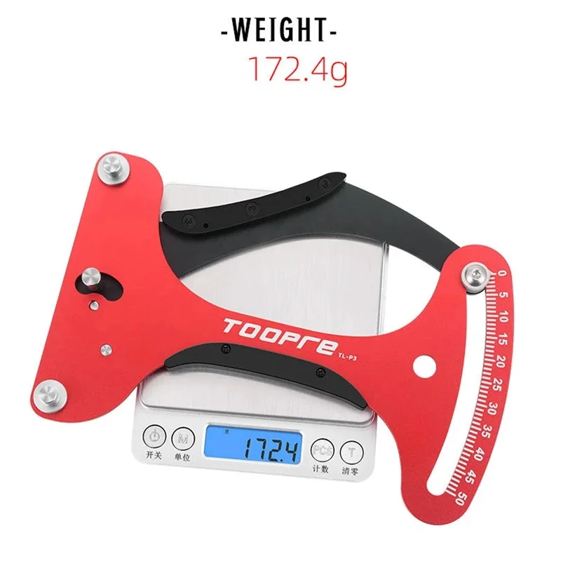 CNC Bicycle Spoke Tension Meter Wheel Builders Tensioner Tool MTB Road Spoke Wrench Checker Indicator