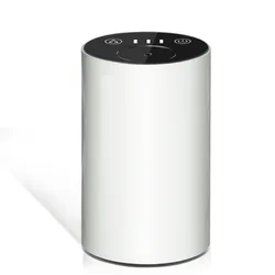 Portable USB Rechargeable Waterless Aromatherapy Essential Oil Diffuser (White)
