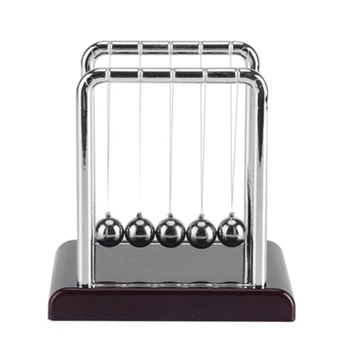 Newton's Cradle Desk Table Decor Metal Pendulum Ball Steel Balance Ball Newton Ball Physics Science Pendulum