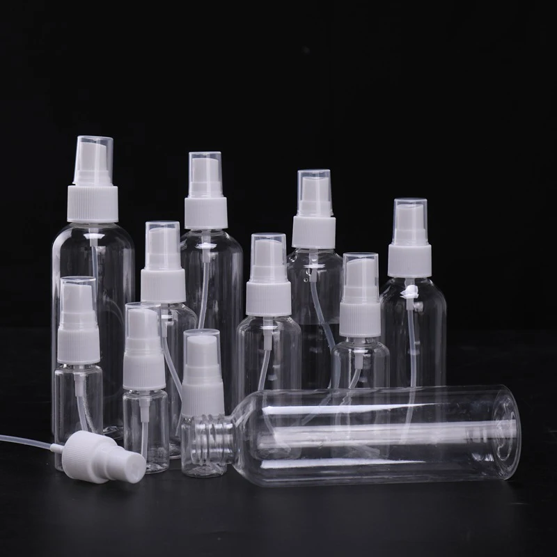1PC Bottle Clear Plastic Empty Spray Bottle Portable Refillable Perfume Clear Sample Dispenser Small Spray Bottle 2