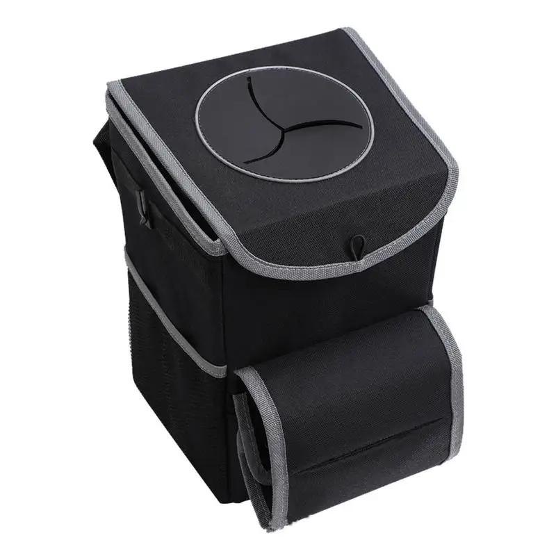 

Складная мусорная корзина для автомобиля, водонепроницаемая автомобильная мусорная корзина с автомобильным держателем для салфеток, складная корзина для хранения, автомобильные принадлежности, грузовик