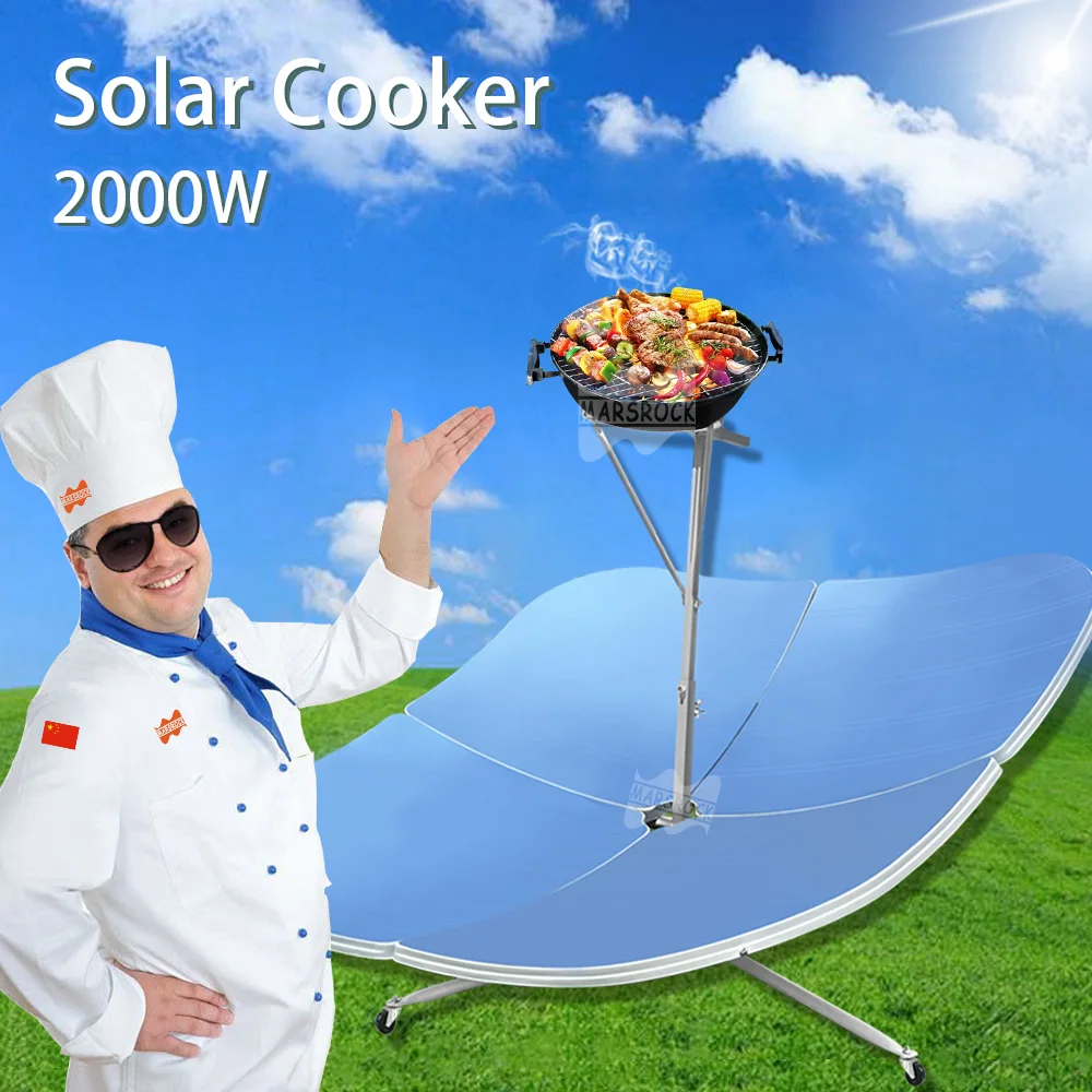2300W Solar Cooker Outdoor Rectangular Portable BBQ Sun Reflective Heaters Solar Powered Stove