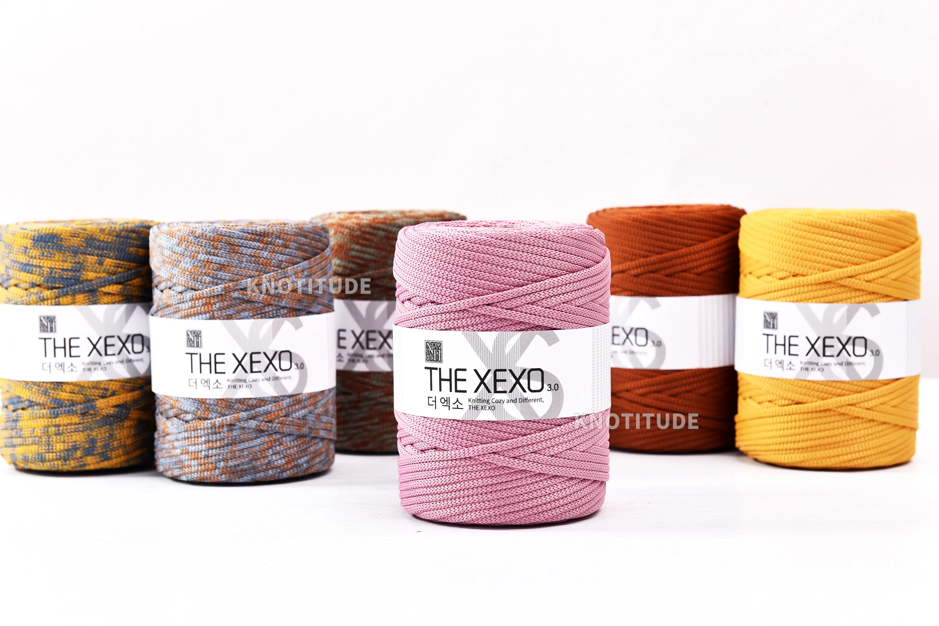 XEXO 3mm Soft Polyester Knitting yarn 165g  100yards 4