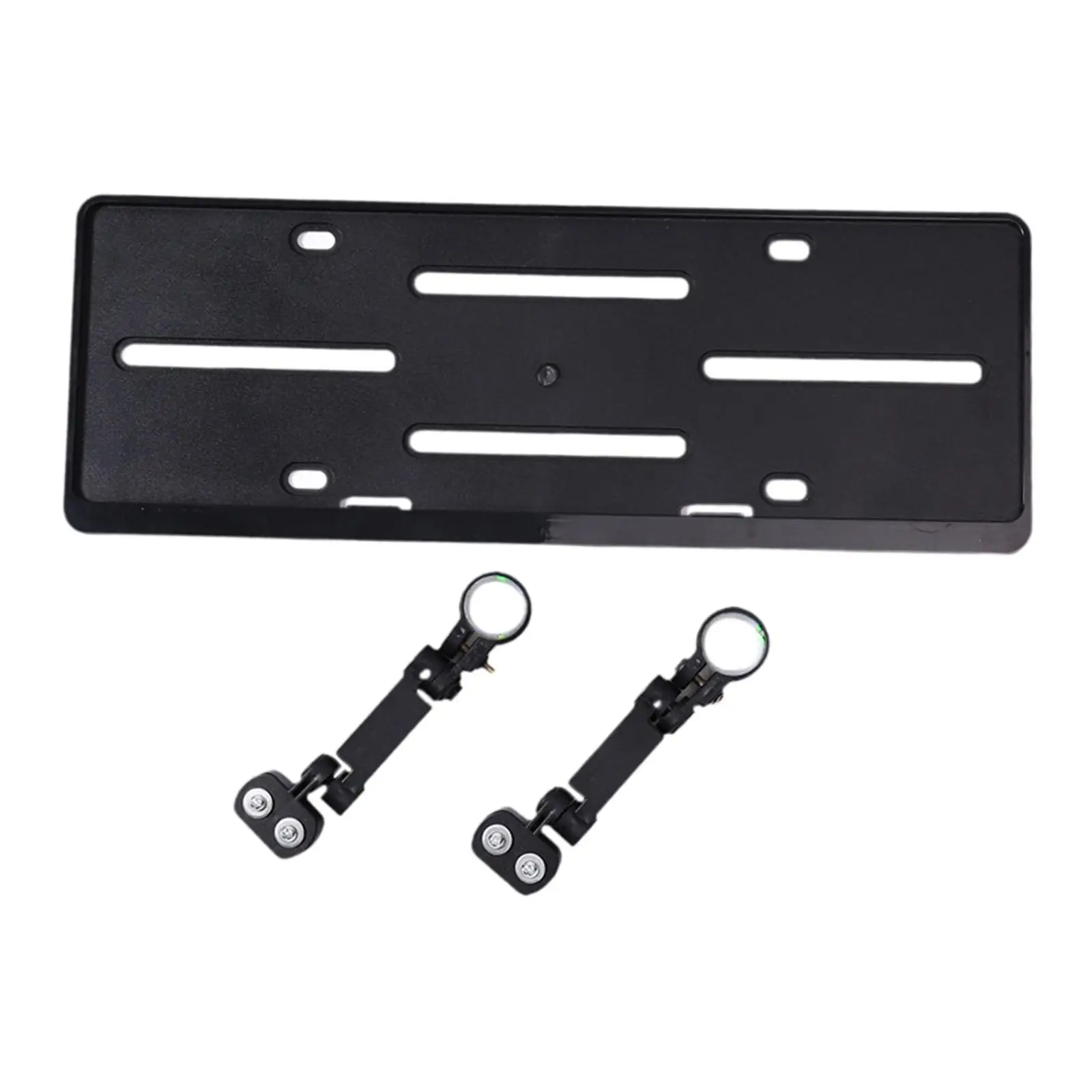 Auxiliary License Plate Holder 17.8x6.3inch Universal Accessory for Car External Rear Racks Simple Assembly Auxiliary License Plate Holder 17.8x6.3inch Universal Accessory for Car External Rear Racks Simple Assembly